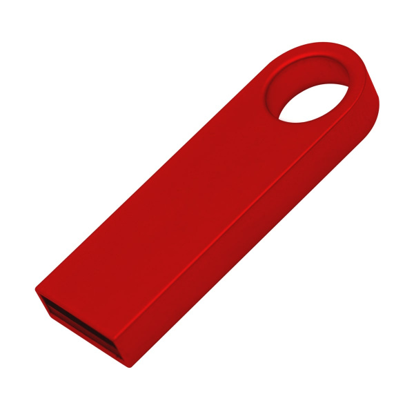 Флешка artik в металлическом корпусе красного цвета